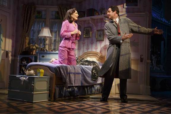Laura Benanti and Zachary Levi in a new production of She Loves Me.